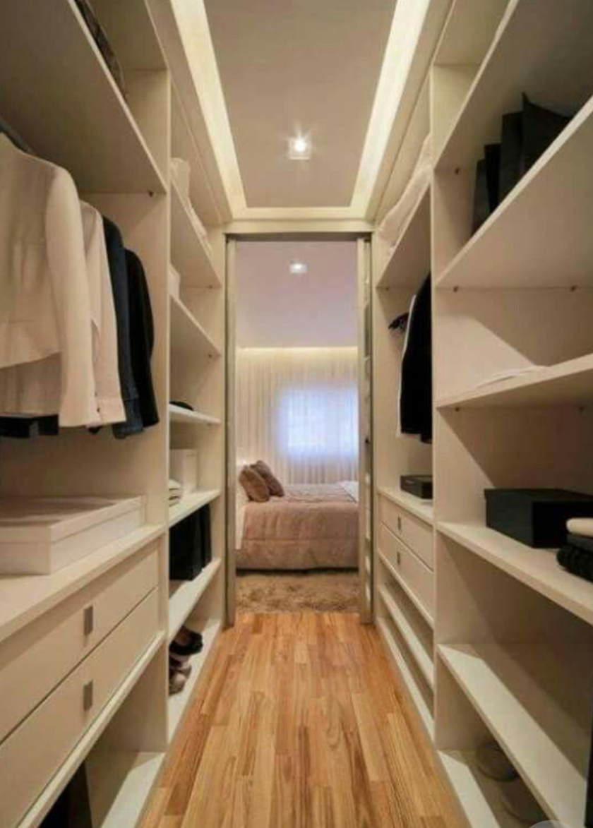 П-образная гардеробная комната в спальню Улан-Удэ