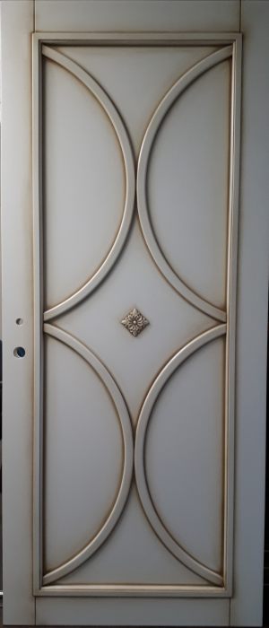 Межкомнатная дверь в профиле массив (эмаль с патиной) Улан-Удэ